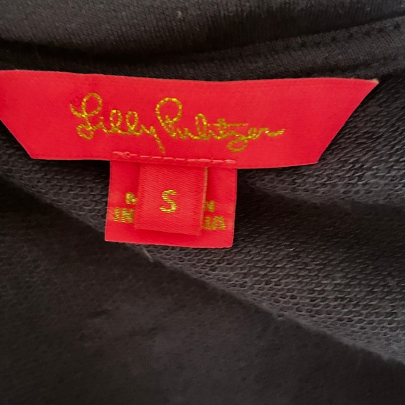 Lilly Pulitzer Navy Blue Womens One Shoulder‎ Belinda Dress - Size Small - Picture 8 of 9